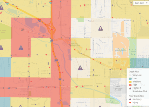 I-74 Indianapolis accident data