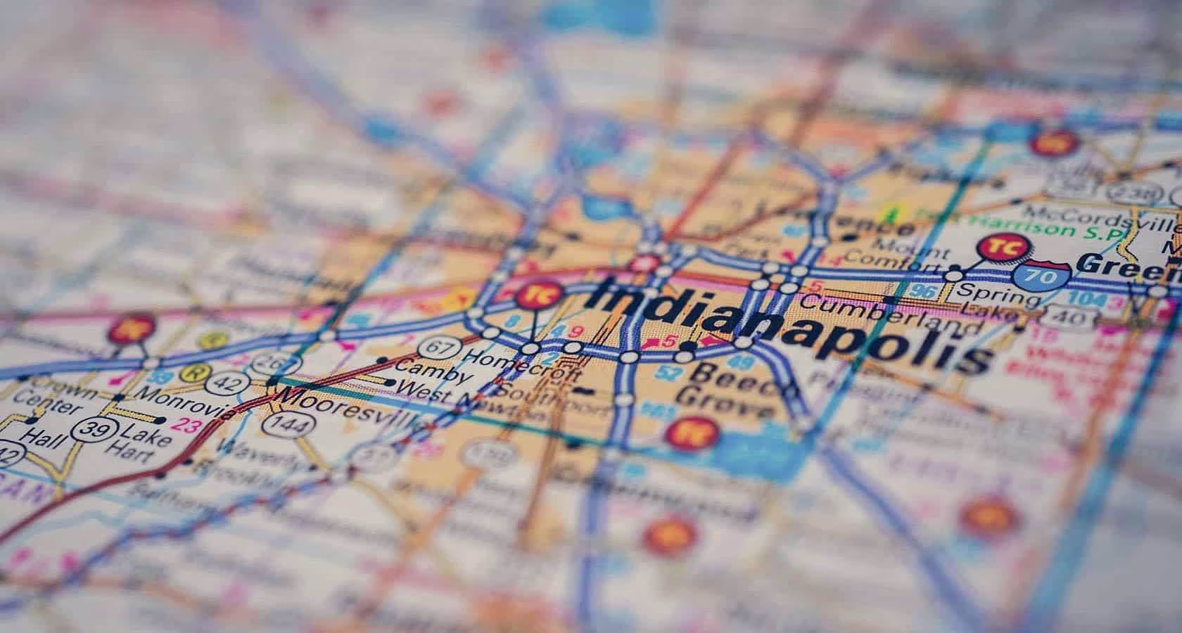 Map of Indianapolis