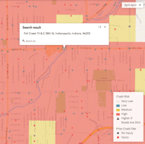 Fall Creek Parkway and 38th Street crash risk