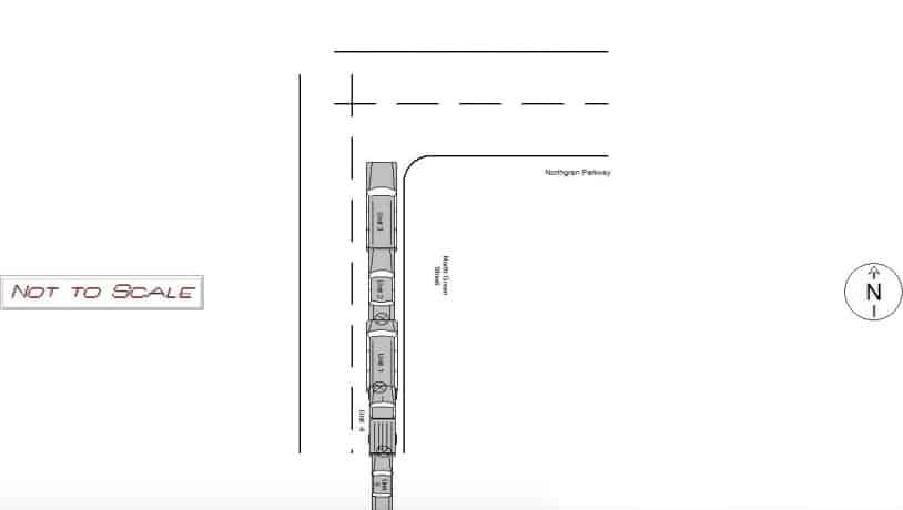 Accident diagram example