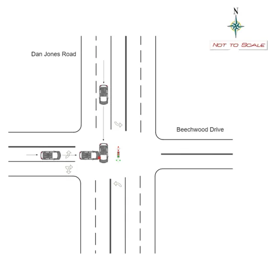 plainfield car accident report diagram