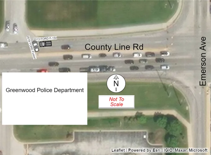 Greenwood accident diagram for County Line and Emerson collision